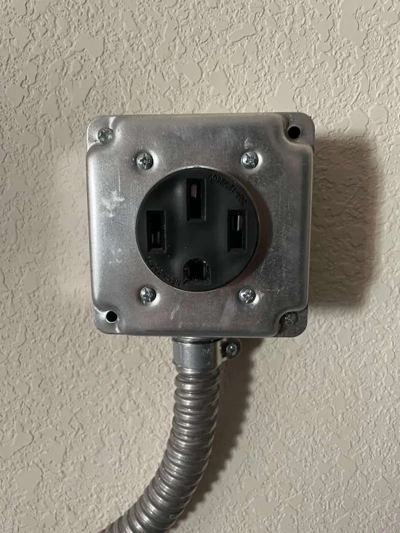 NEMA 14-50 outlet installed for Smart Home Electrical in Northglenn
